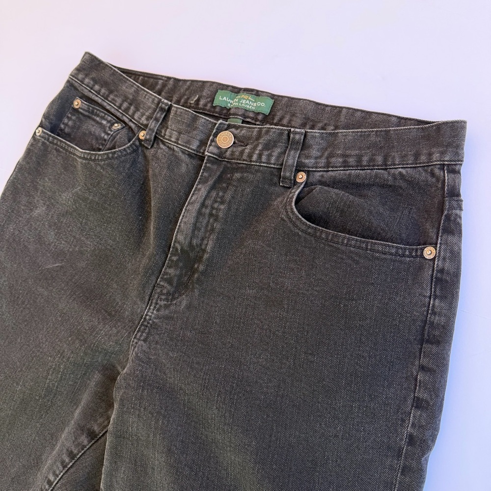Woman’s Black Denim Ralph Lauren Jeans Co Size 14 - Picture 2 of 10